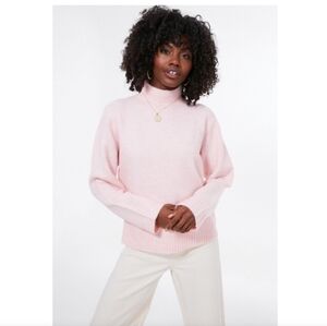 Tuckernuck Hyacinth House Pink Long Sleeve Cameron Turtleneck Sweater Size Small